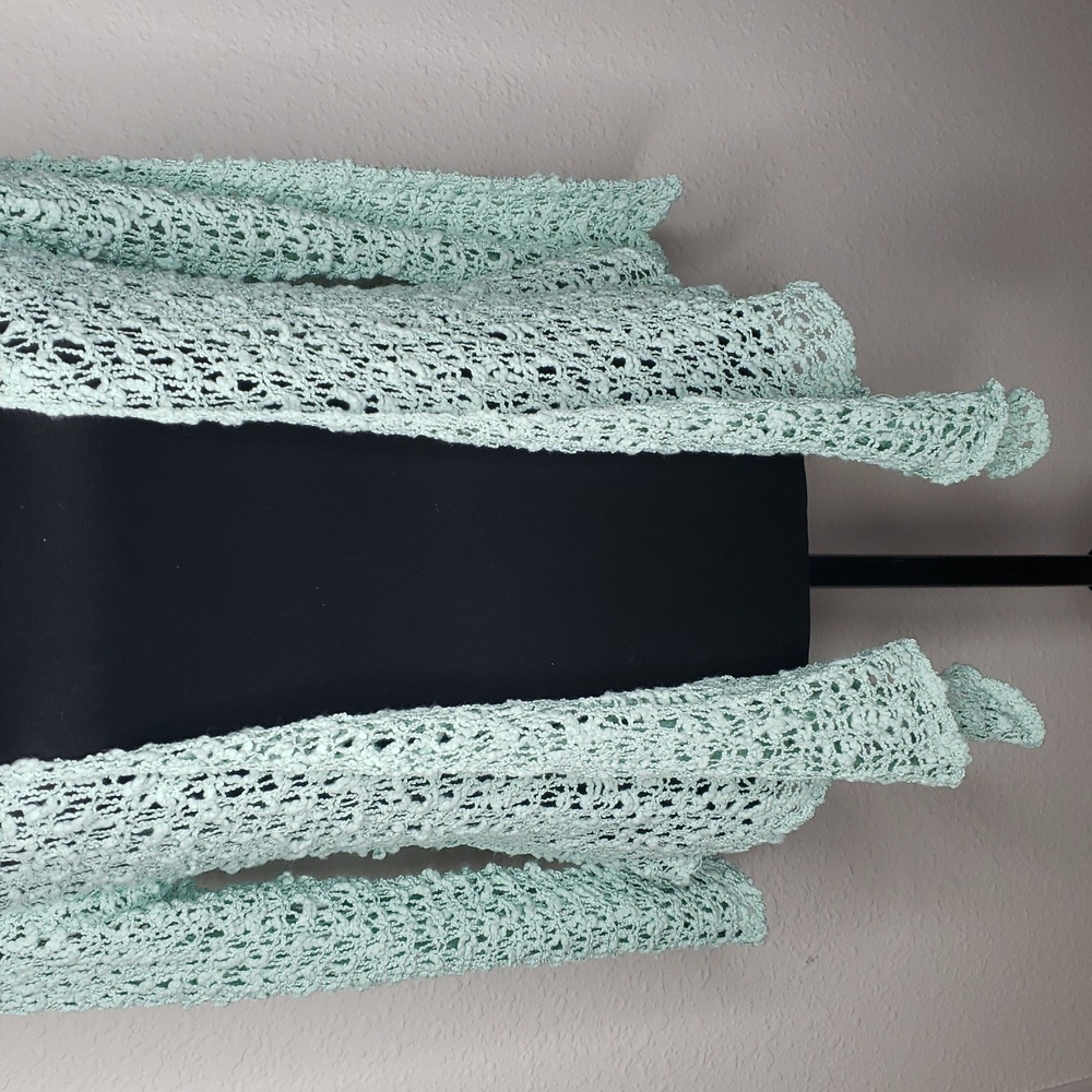 NEW Kaktus Open Knit Soft Open Front Long Sleeves Cardigan Size S/M Beachy - Picture 3 of 16